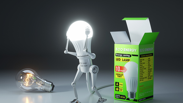 改用節能照明，減少建筑對環境影響