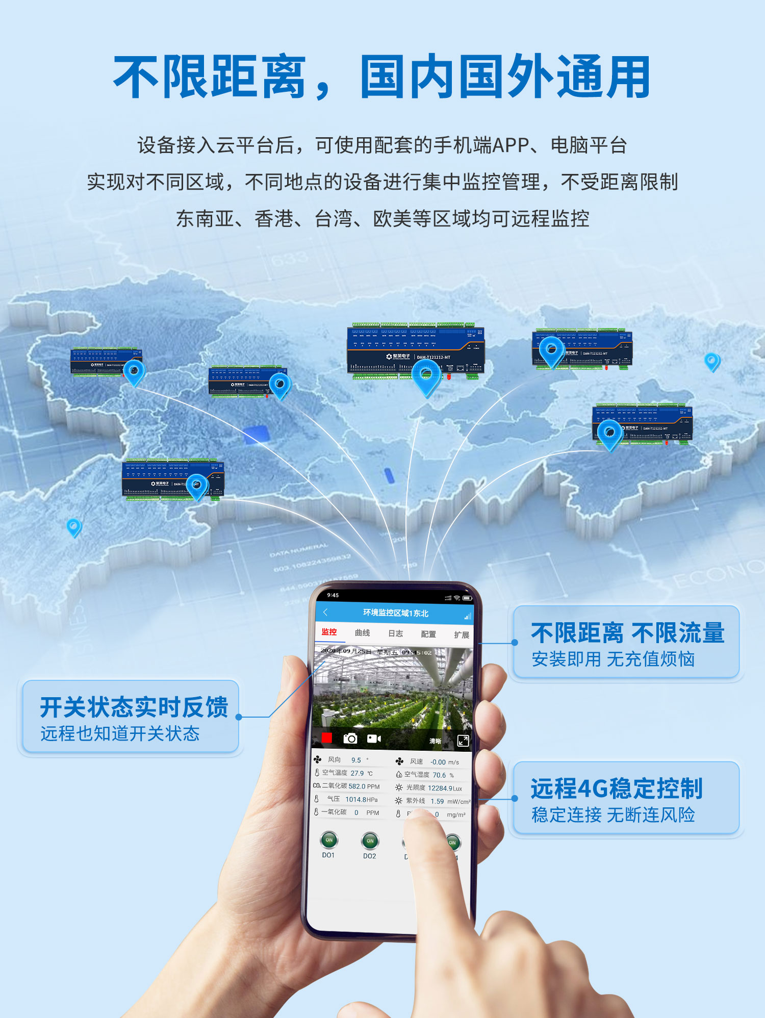 云平臺 DAM121212-MT 遠程智能控制器