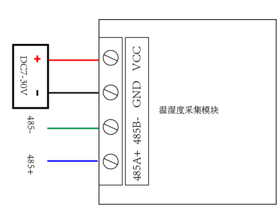 溫濕度傳感器接線方式 溫濕度傳感器接線方式