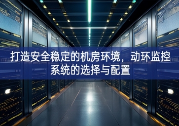 打造安全穩定的機房環境，動環監控系統的選擇與配置